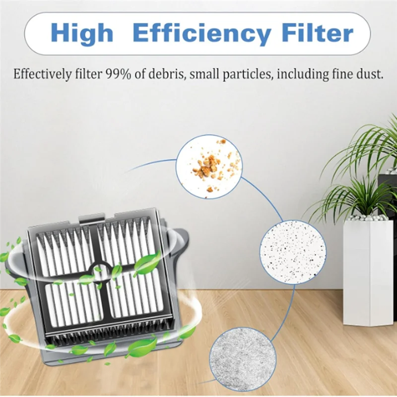 ABRG-Rolos de escova e filtros de substituição para Tineco S5 Series Cordless Wet Dry Aspirador de pó Kit de substituição