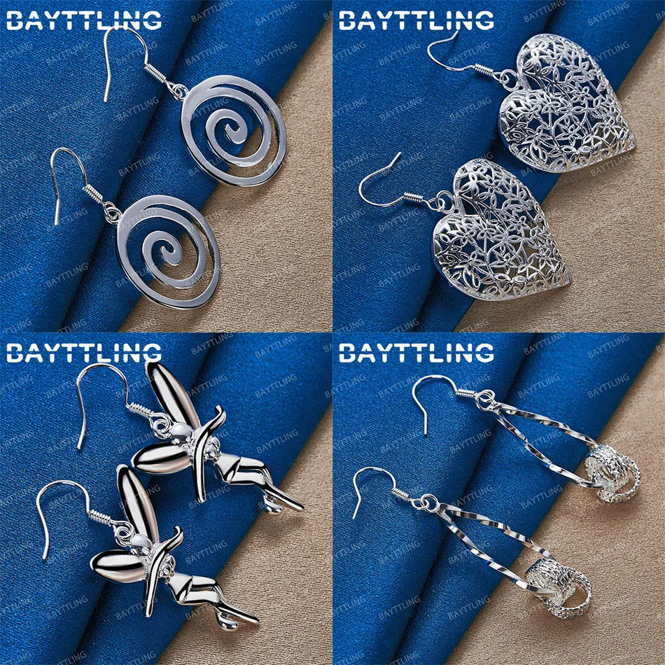 

Очаровательные серьги из стерлингового серебра 925 пробы, нежные круглые серьги в форме сердца, женские ювелирные изделия, подарок, свадебные украшения, аксессуары для вечеринки