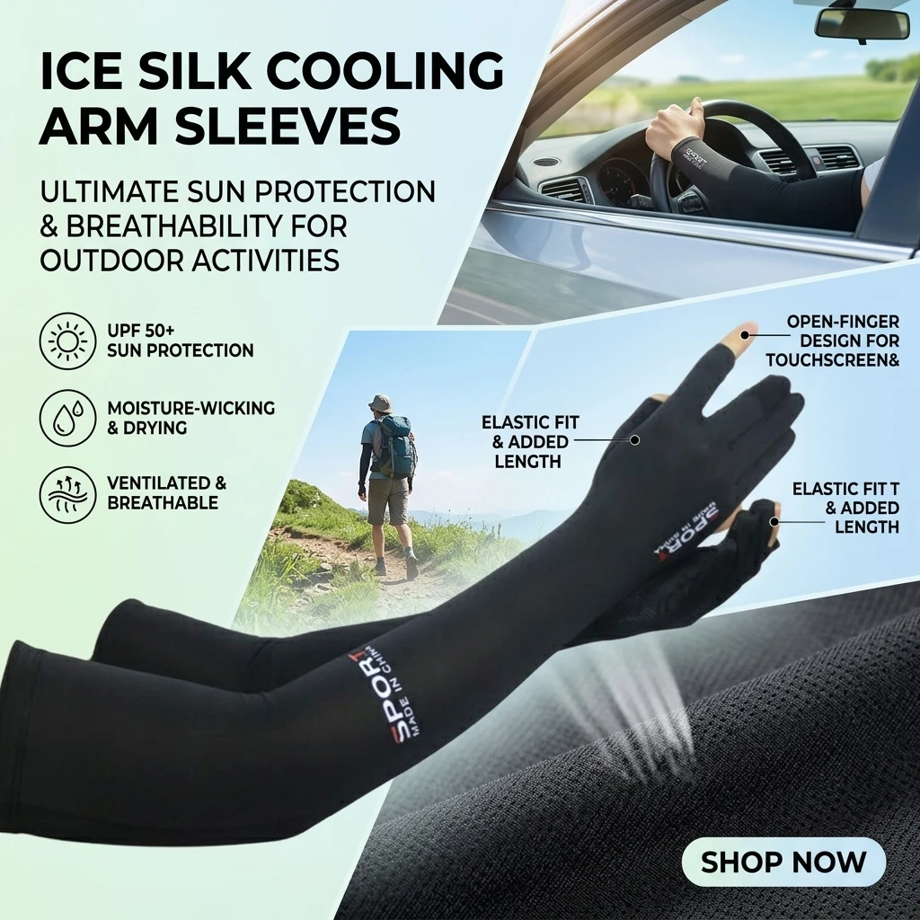 Manches de protection solaire - Fingerless Glove Knit avis et prix