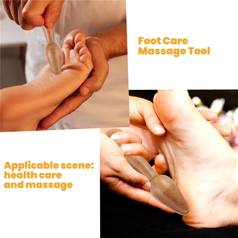 -ESTR soins de santé bâton de Massage en bois masseur en bois de santal tige de Massage d'acupuncture tige de Point d'acupuncture outil de Massage de soin des pieds