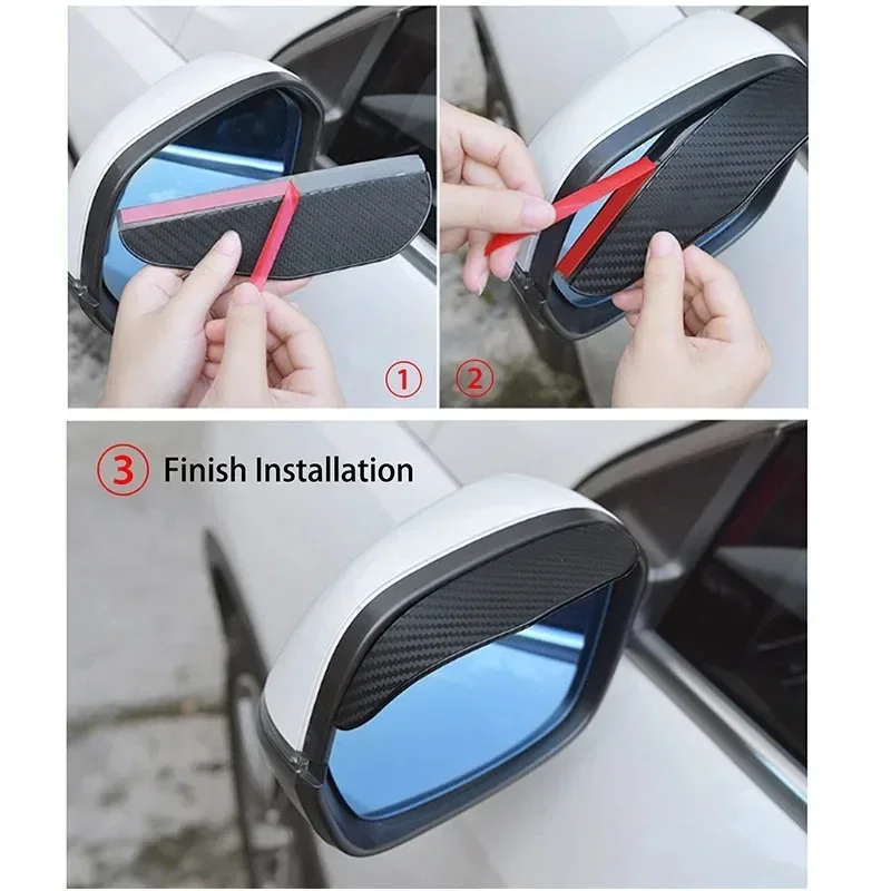 Universal Car Rearview Mirror Rain Eyebrow Auto Car Rear View Side Rain Shield Snow Guard Sun Visor Shade Protector Accessories