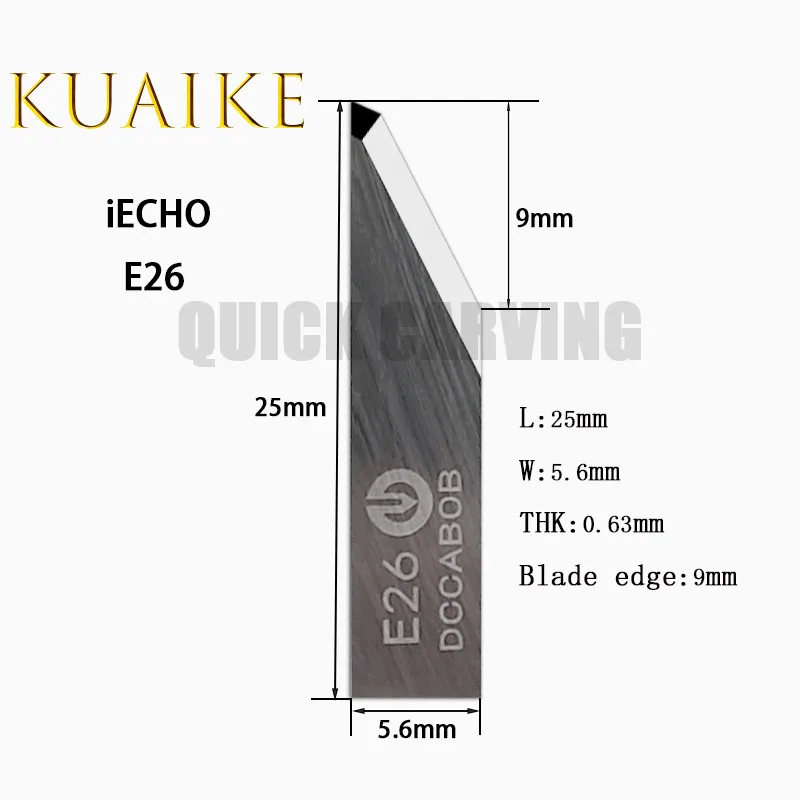 10PCS IECHO E26 E26-2 E26-3 E26-5 E27C E27-2C Vibrating Blades Oscillating Knife Cutting Blade