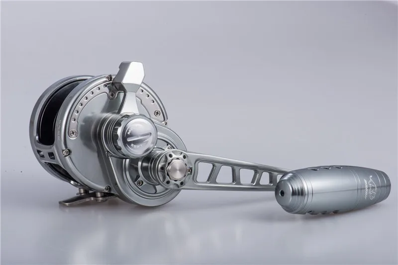 MADOX Angelrolle 11BB Salzwassertrommelrad Langsame Jigging-Rolle Max Drag 40 kg Drag Sound – Detail 8