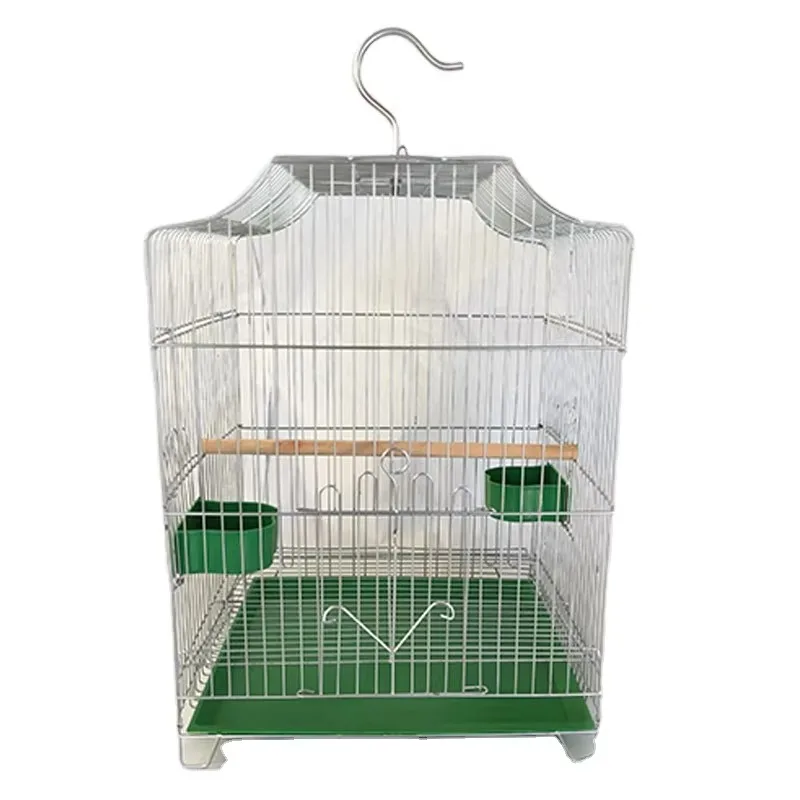 Simple Cheap Custom Parrot Small Breathable Dot Pattern Iron Bird Cage