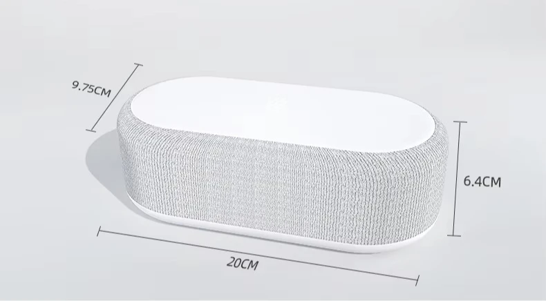 Smart Digital Wireless Charger Digital Alarm Clock Speaker 6 in 1 Family Bedside Hotel Light Emitting Diode Night Light
