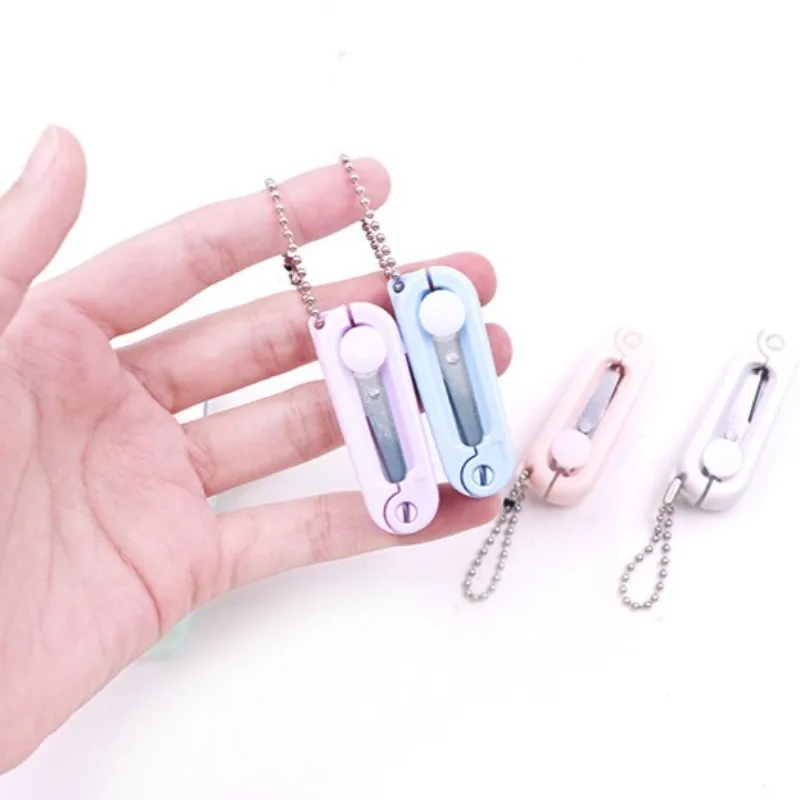 Mini Folding Scissors Portable Office Supplies Stationery Handcraft  DIY Tools Paper Cutting Small Scissors Art Tool Kits