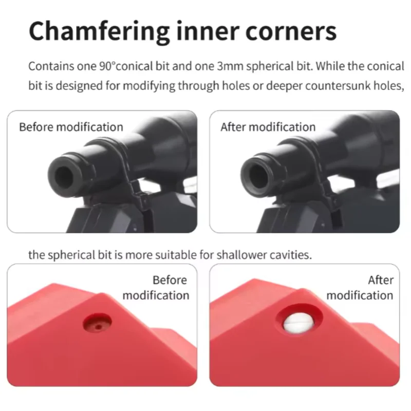 DSPIAE AT-CT “I-deal” Plastic Chamfering Tool for Military Model Making Tool Assembly Remodeling Gundam Hobby DIY