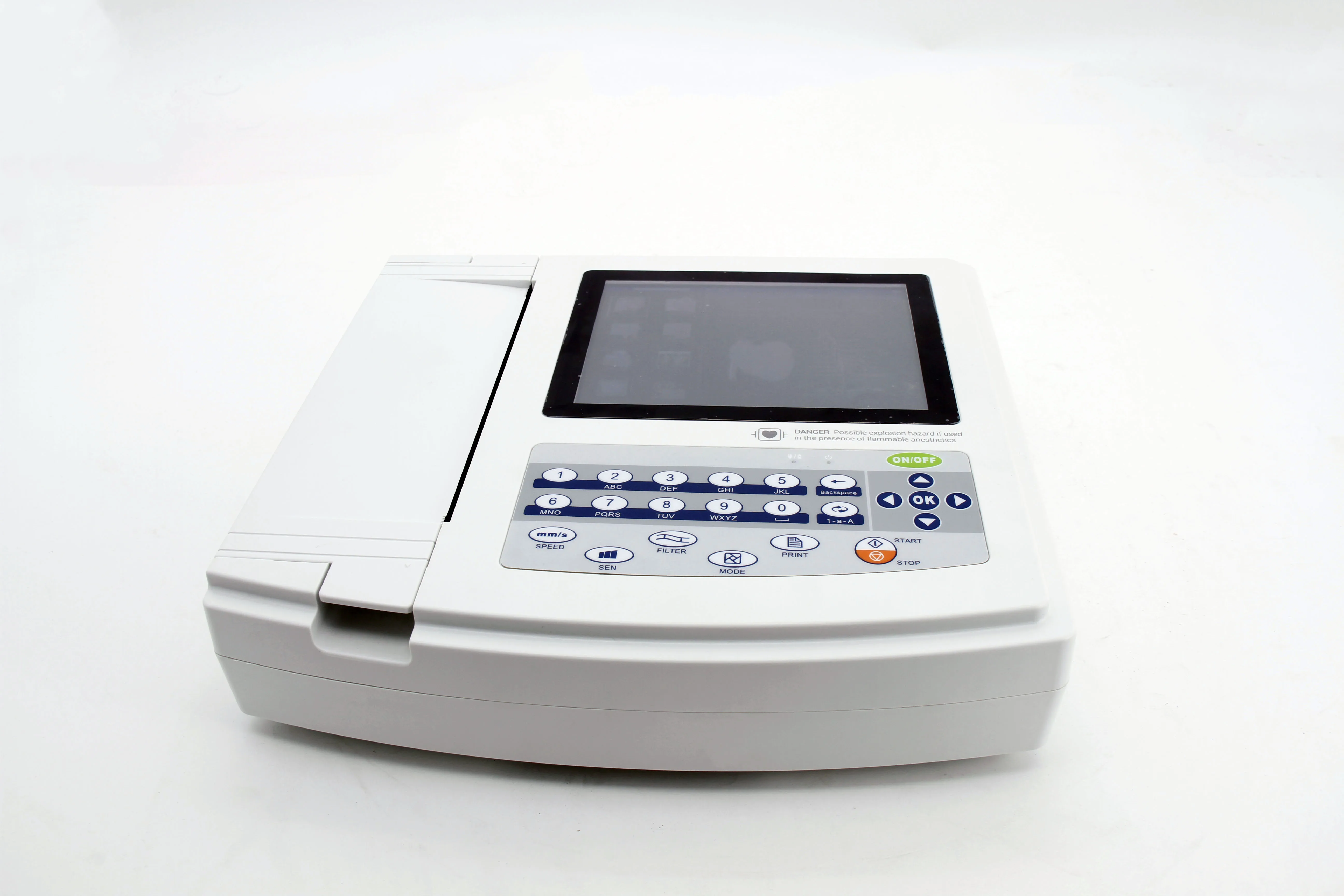 custom sizes 12 channel ecg machine papers medical electrodo ekg portable electrocardiograph ECG