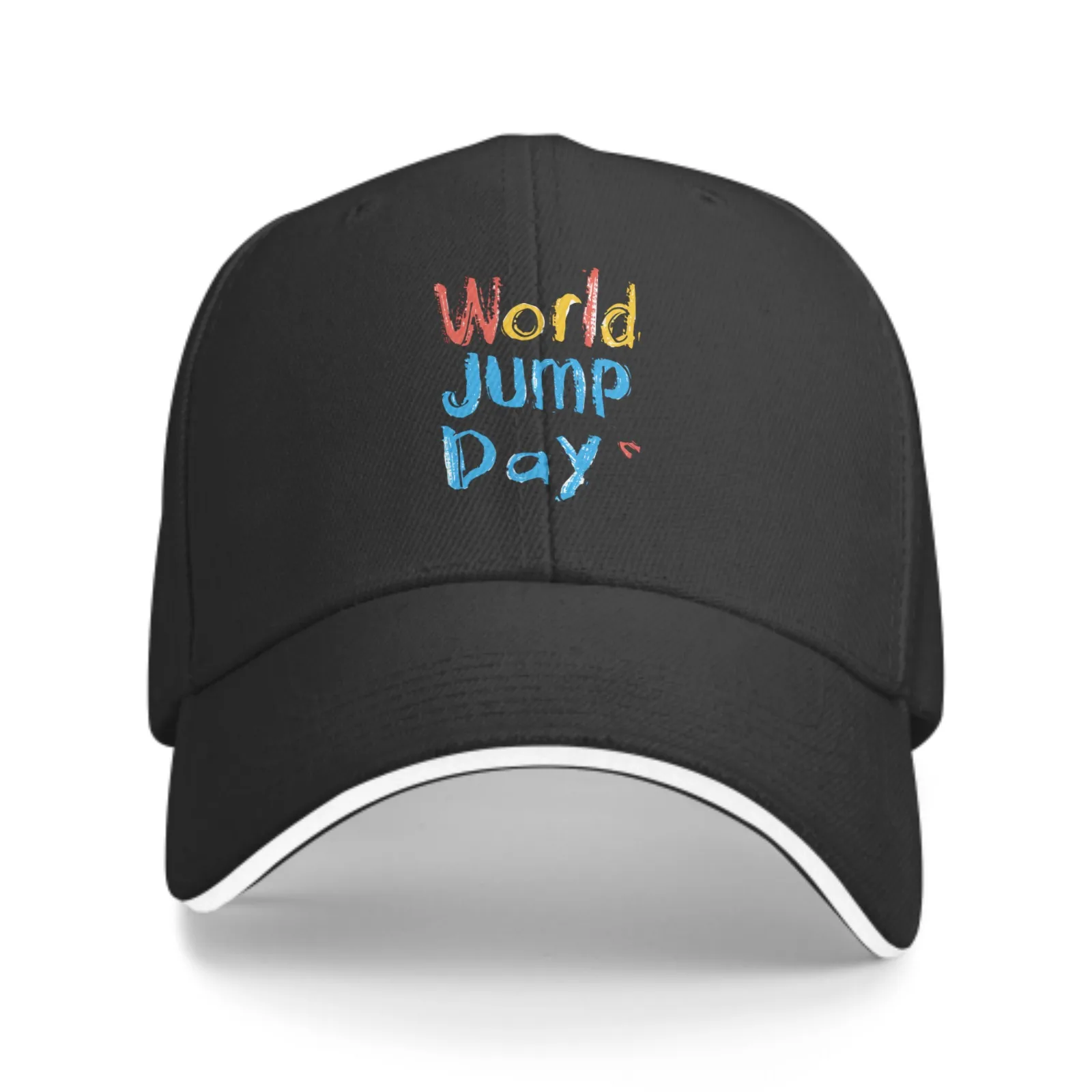 Happy To Jump Baseball Cap Sandwich Duck Tongue Hat Spring Summer for Men Women Fashion Daily Sports Travel