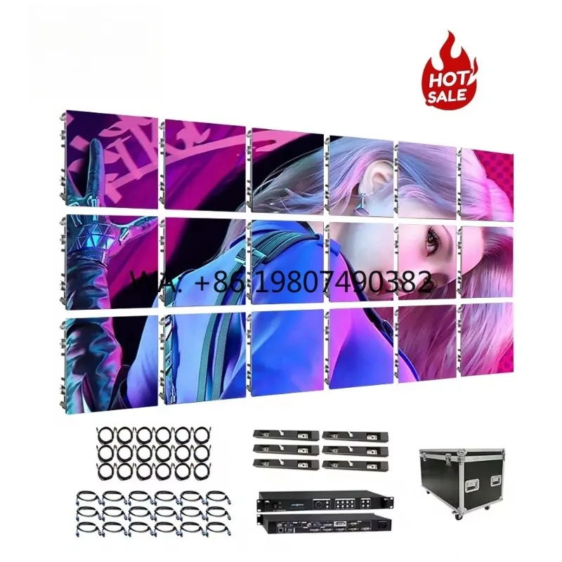 

P1.5-P3.9 Full Color LED Display Panel Indoor Outdoor Portable Church Stage Backdrop Commercial Event Large Visual Screen