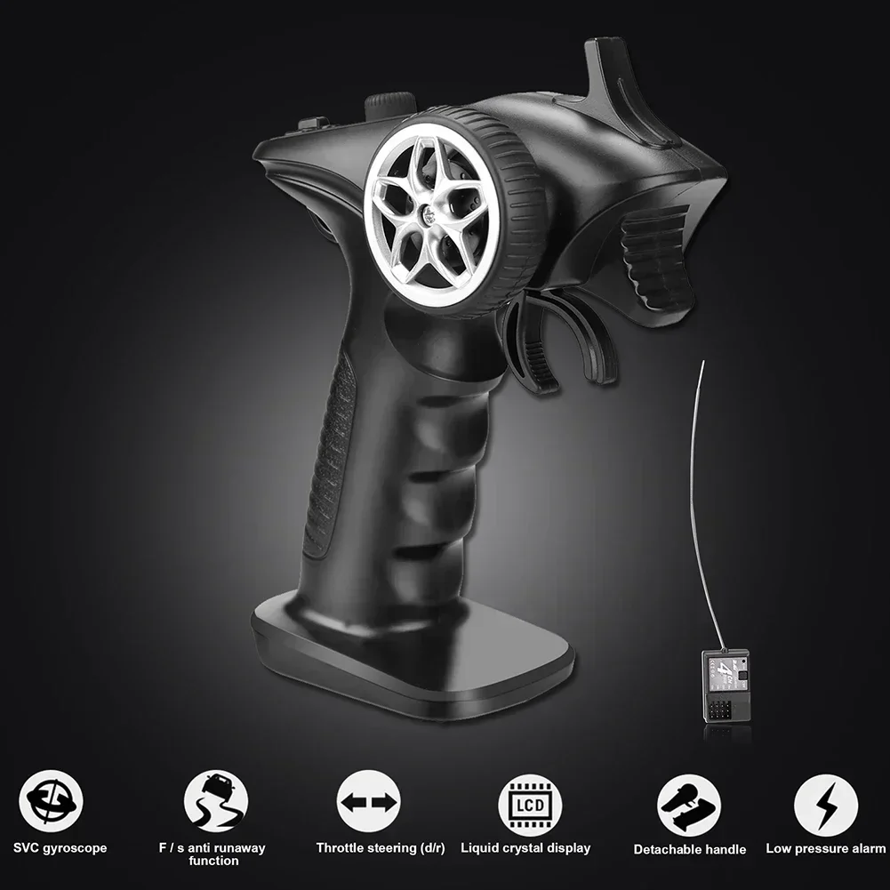 GA-4H-TX TX4 2.4GHz 4CH Sistema Radio Trasmettitore Controller Telecomando con Ricevitore Per RC Auto Barca PK TG3 FS-GT3B