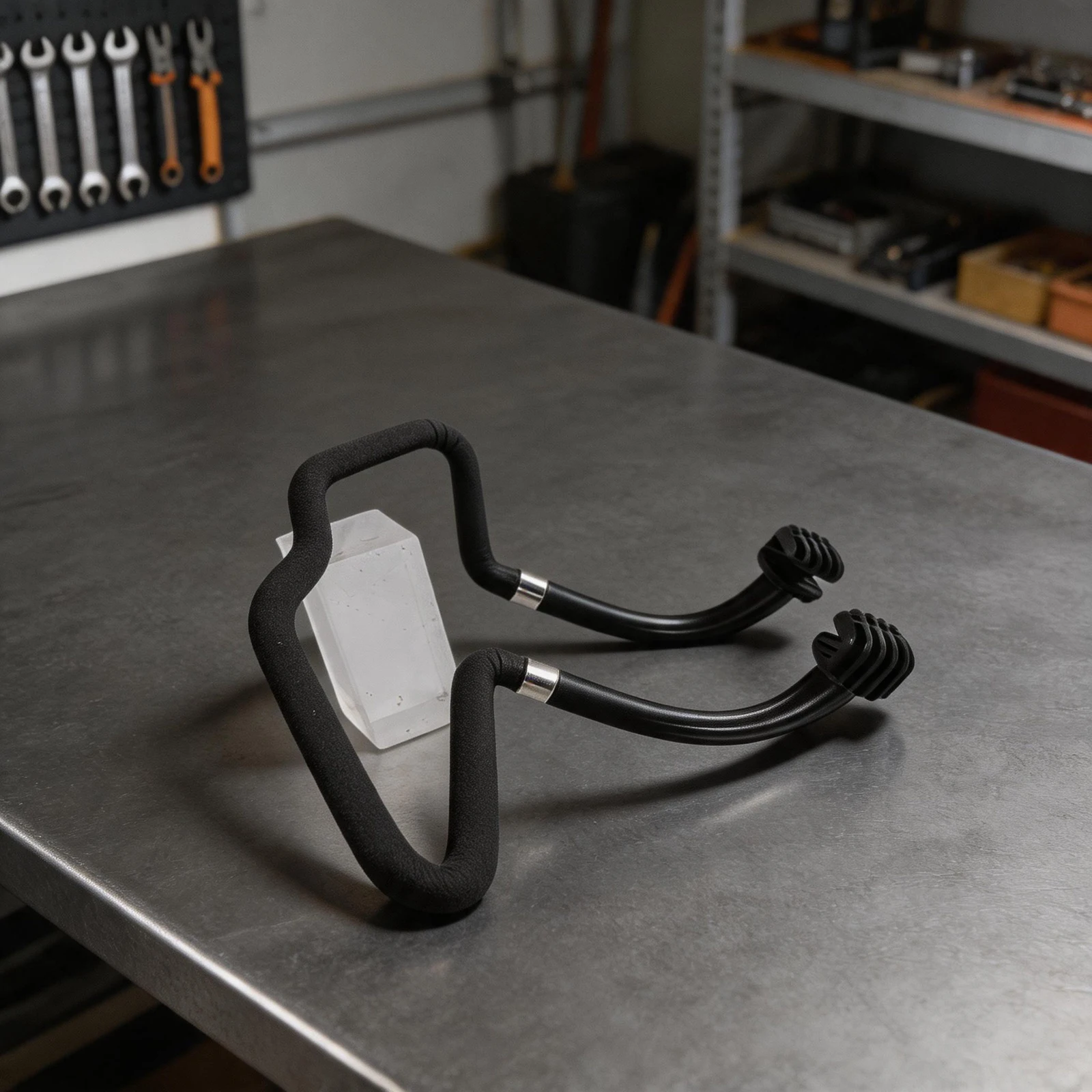 Back Seat Clothes Hanger for Vehicles Featuring PU Coating and Flexible Extension to Fit Various Garment Needs