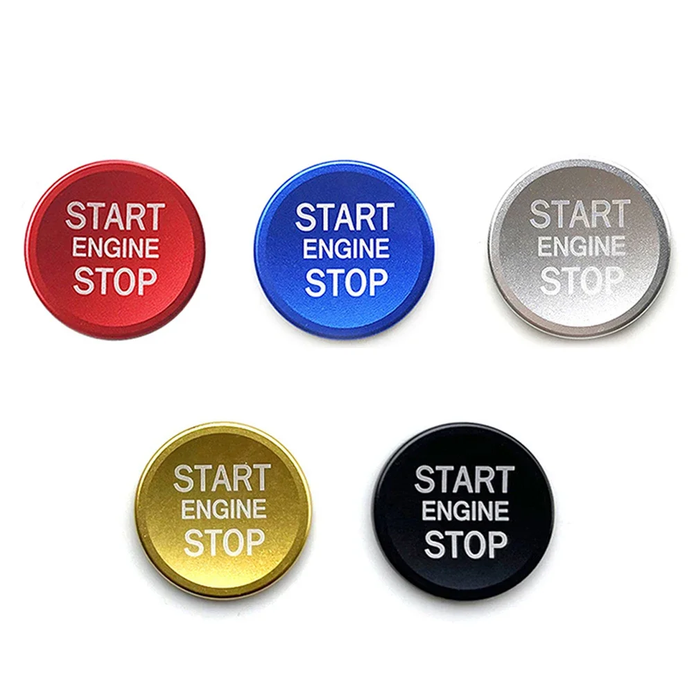 For Audi A4 A5 B9 B8 BT A7 C7 4GB Q5 8R Auto Engine Start Stop Push Button Cover Ignition Ring Decoration Car Accessories