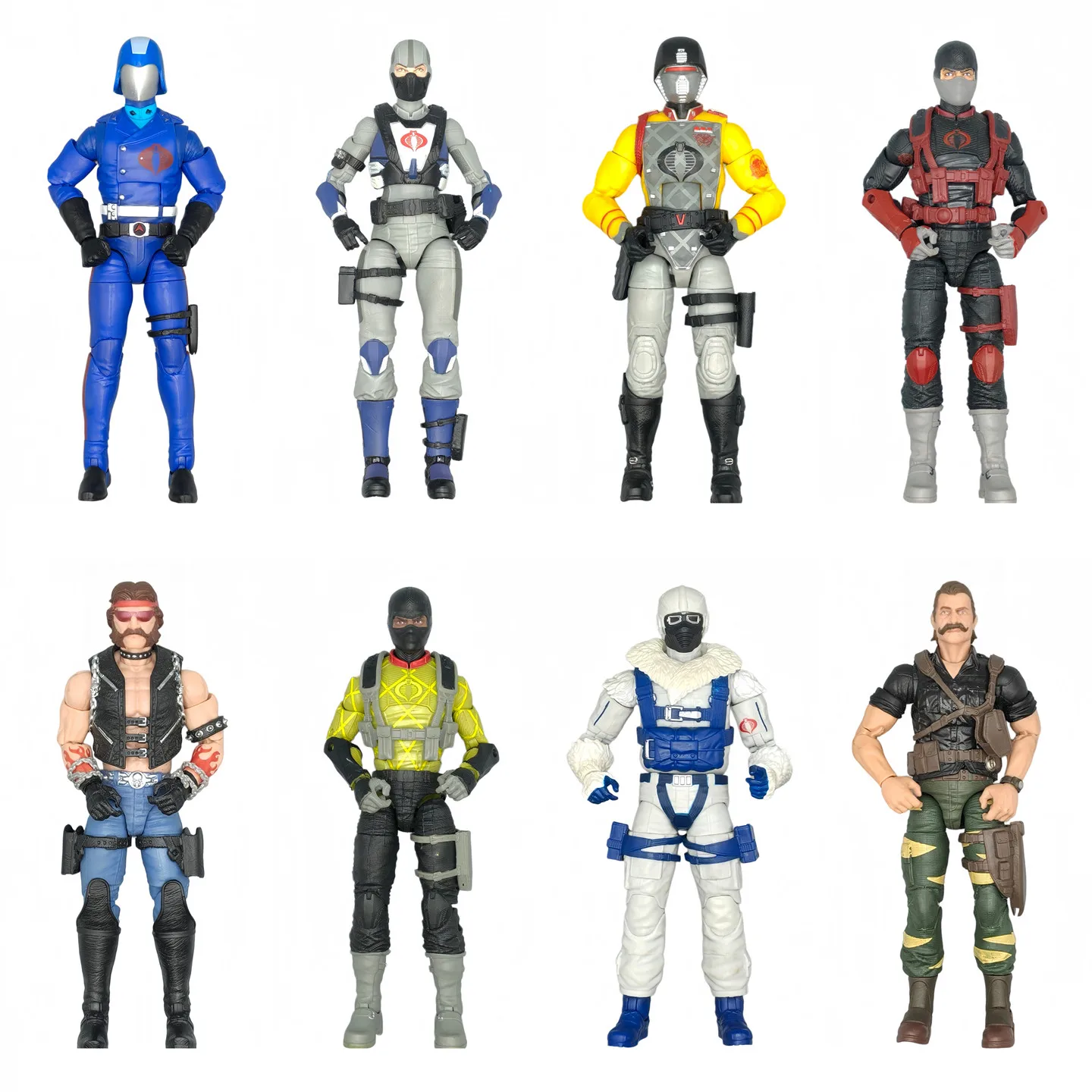 

В наличии: Набор подвижных фигурок G.I. Joe Classified Series 6 дюймов: Джинкс, Биг Бен, Флинт, Кобра, Вайпер, Сталкер с Нах Брейном