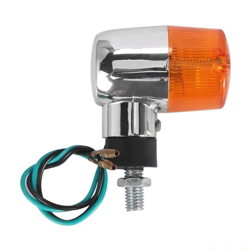 J0MA Compact Mini Turn Lamp Retro Design Universal Compatibility Simple Setup For Motorcycles Cruiser Bikes