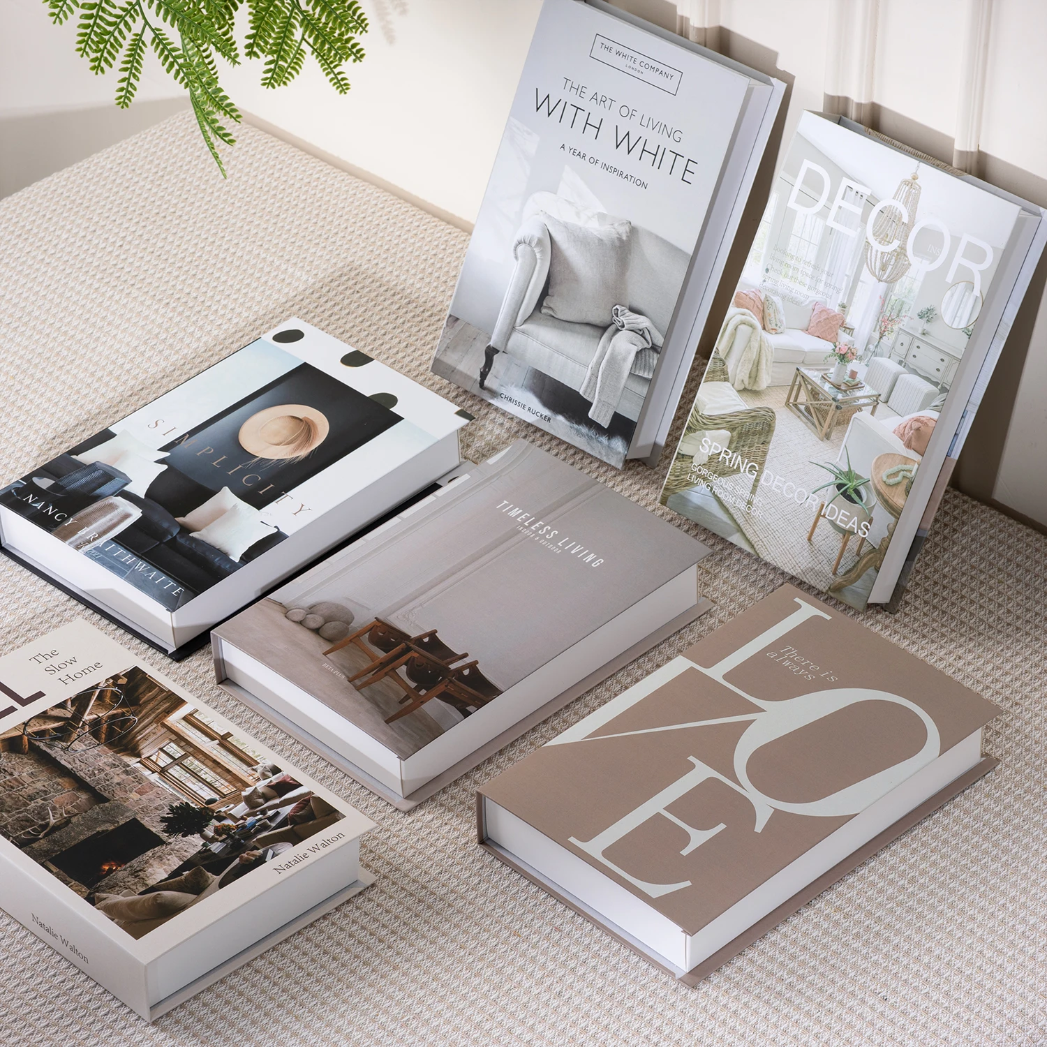 Luxury Fashion Fake Books Nooks Decorative Matisse Coffee Table Decoration Storage Box Bookshelf Bedroom Aesthetic Home Decor