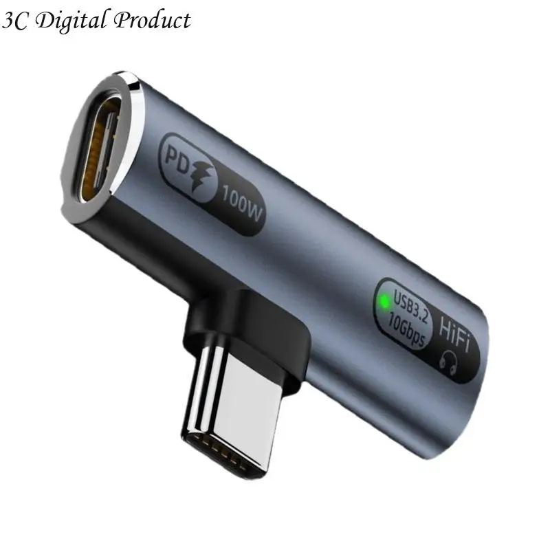 USB Cオーディオと充電アダプターPD100W電話用ラップトップタブレットQ84A