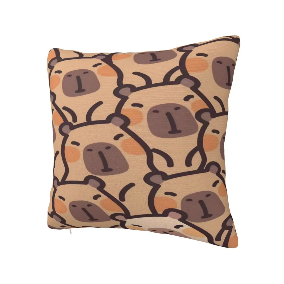 كابيبارا الكرتون كيس وسادة موردن وسادة غطاء لينة مخصص لتقوم بها بنفسك غطاء الوسادة سادات ل أريكة ديكور المنزل #2