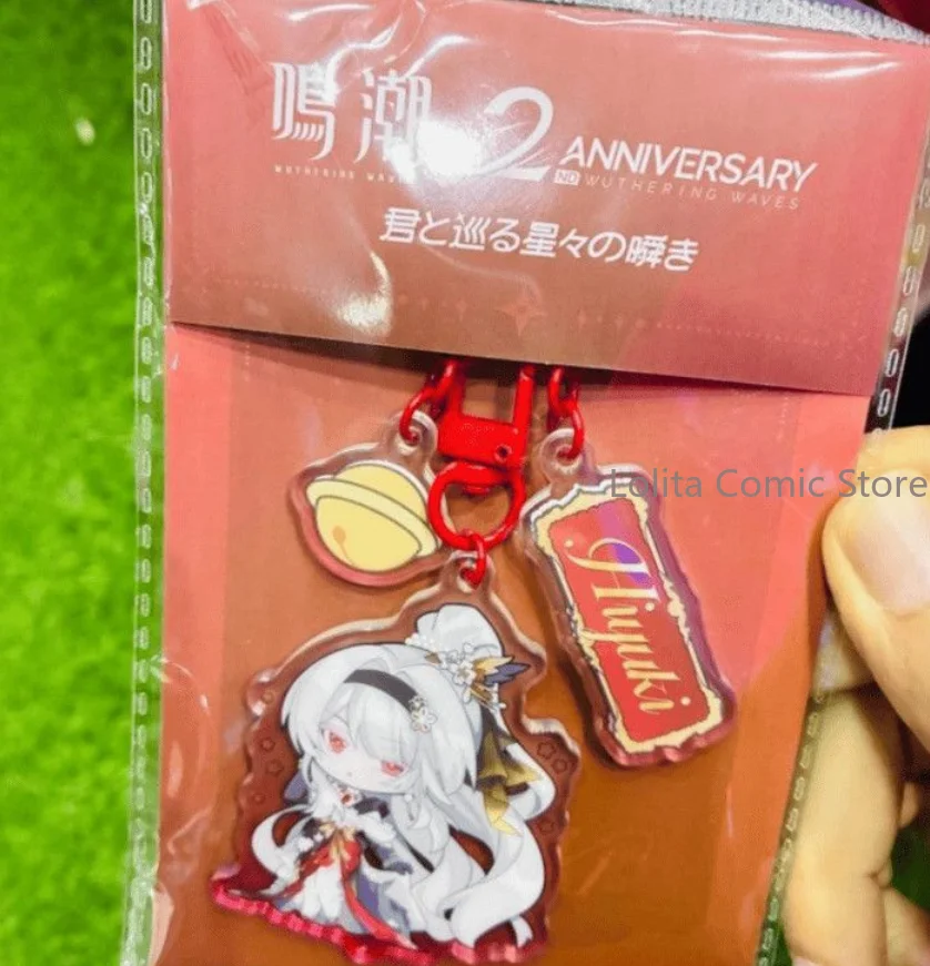 Anime Wuthering Waves Hiyuki Cosplay Cartoon Acrylic Standing sign badge brooch pendant set Accessories adorn Halloween Gift‌‌ view 4