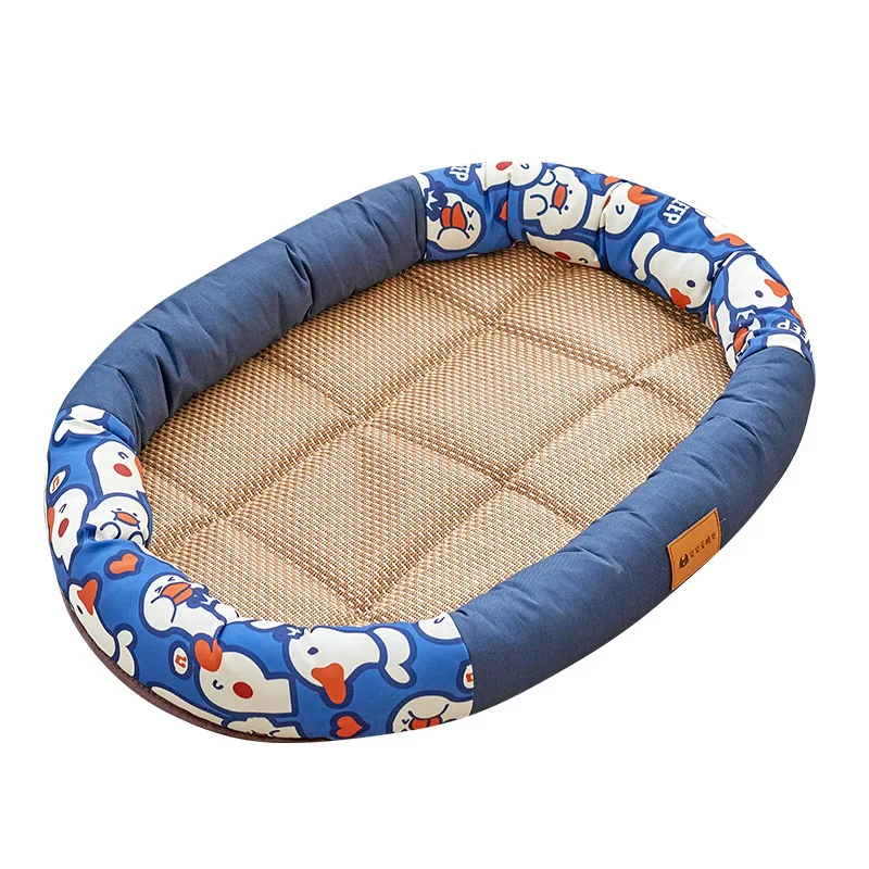 Summer Washable Soft Pet Cat Dog Calming Cooling Sofa Bed Mat Small Medium-sized Dog And Cat Living Room Pet Nest