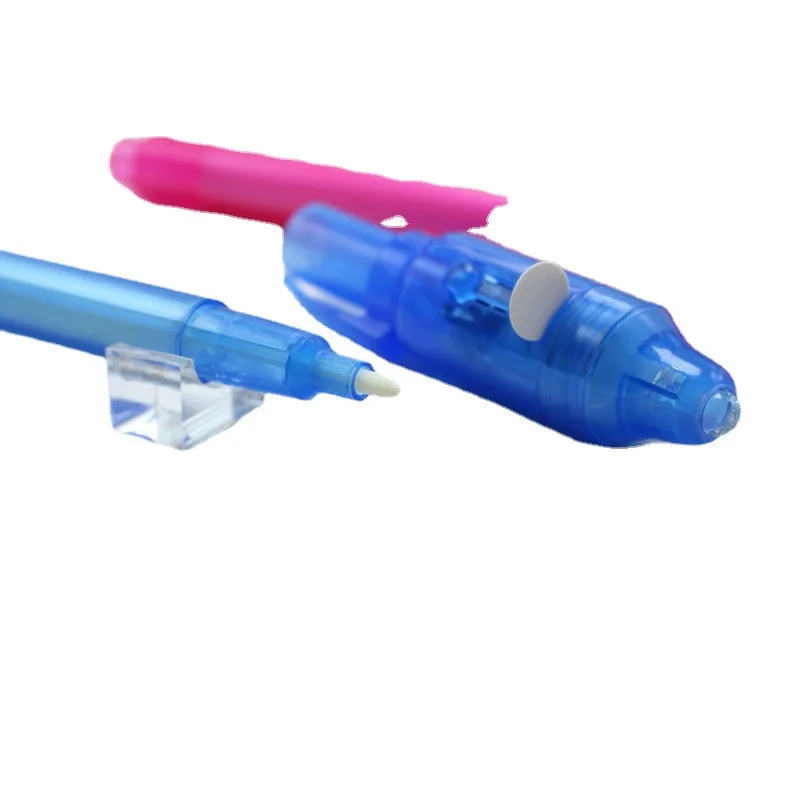 Leuchtendes Licht unsichtbare Tinte Stift Text marker Stift Zeichnung Geheimnis lernen magischen Stift für Kinder Party begünstigt Ideen Geschenke Neuheit Spielzeug – Detail 5
