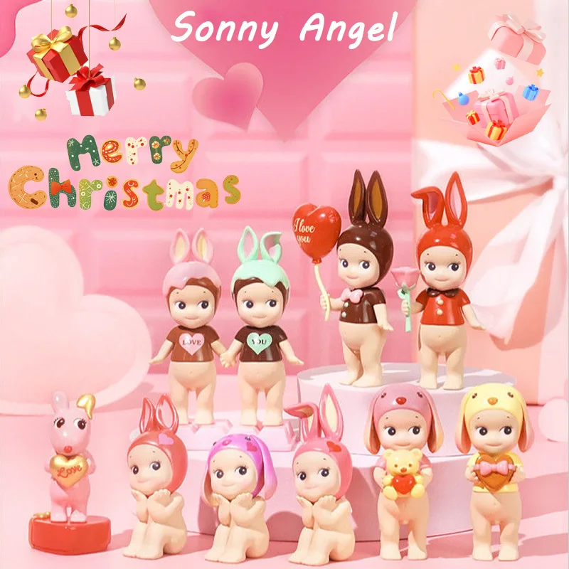 Sonny Angel Blind Box Anniversary Hippers Looking Back Anime Figures Ornaments Dolls Fans Children Birthday Christmas Gift