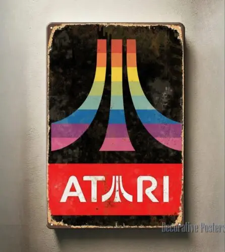 1f,Retro Video Game Metal Poster Tin Sign 20*30cm