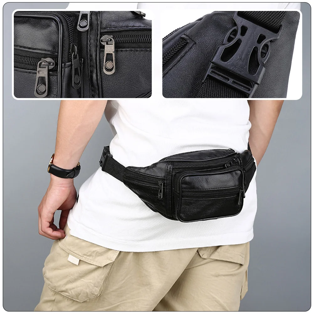 Men\'s Belt Bag Travel Accessories Purses Convenient Fanny Waist Pouch Sports Supply Running Accessory Cell Phone