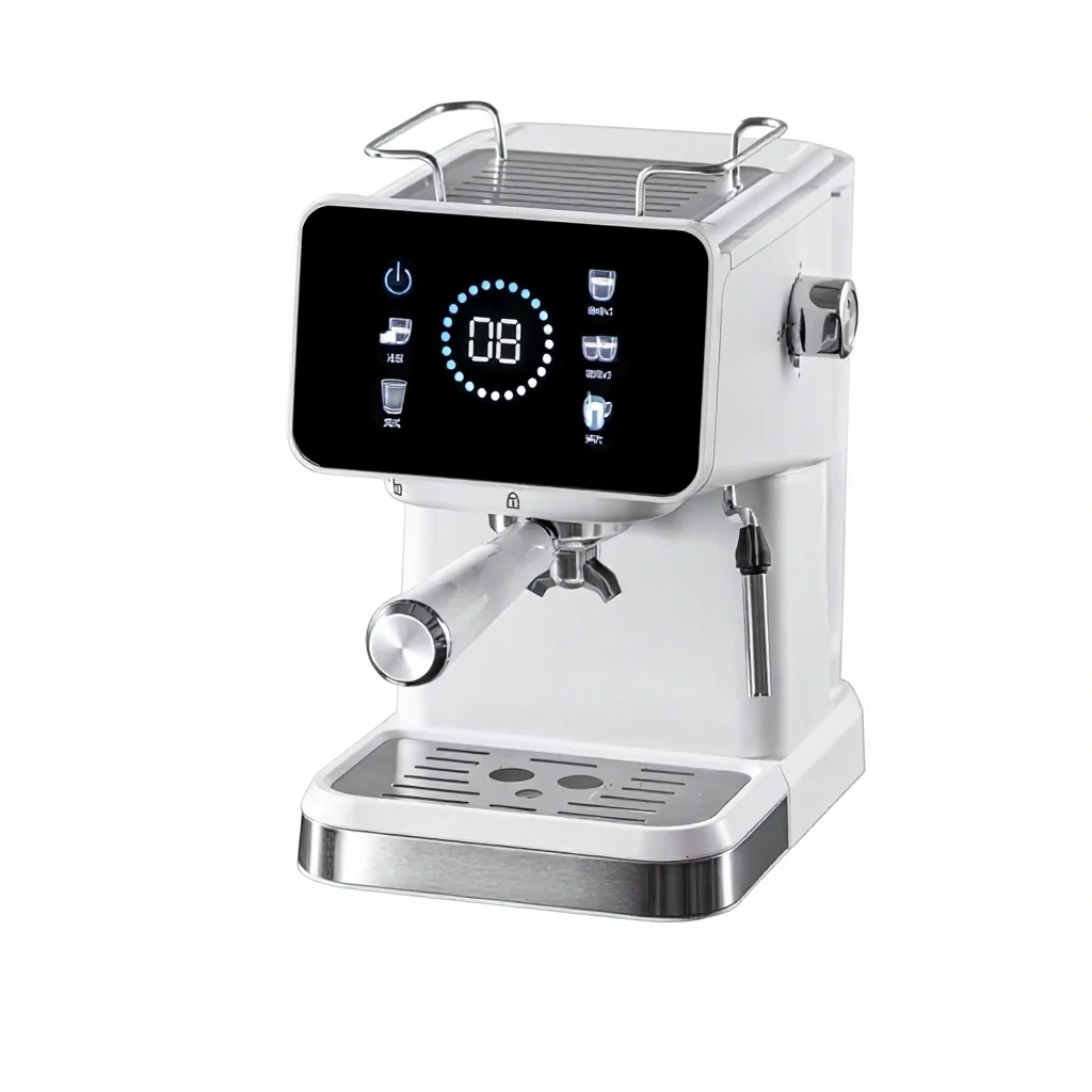 Hot Sale Touchscreen Espresso hine Double-cup Extraction Superstar Same 20bars Semi-automatic Espresso hine