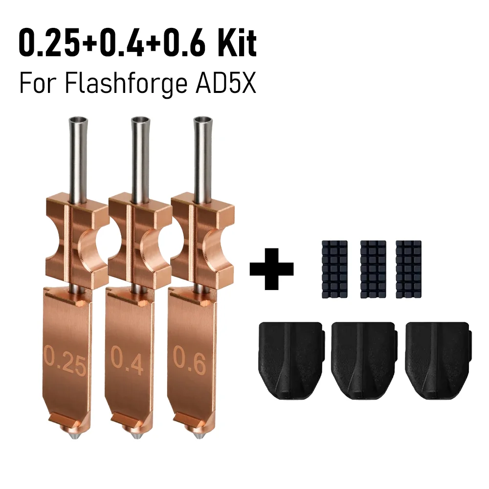 AD5X Hot End Verwarmingscomponent voor Flashforge 3D-printeraccessoires Warmte-isolerende clip AD5X Nozzle Verwarmingsmontageset