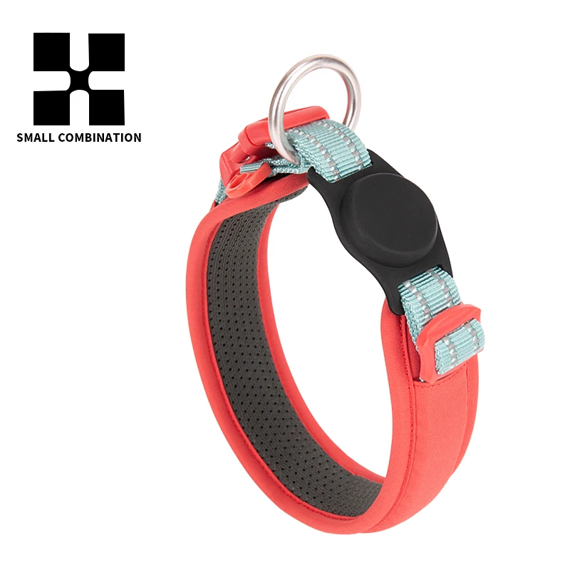 

SMALL COMBINATION Pet Collar Reflective Multifunctional Personalized Dog Collar Soft Breathable Adjustable GPS dog accessories