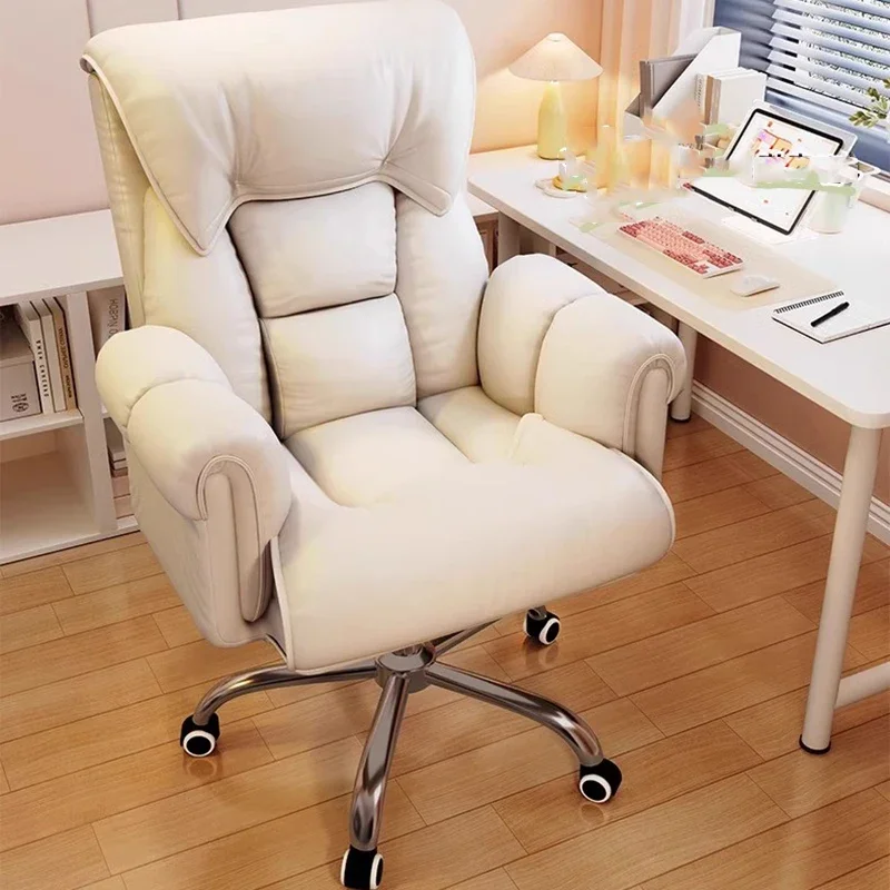 Cushion Cute Office Chair Kawaii Designer Designer Ergonomic Salon Minimalism Office Chair Mobile Muebles Trendy Furniture