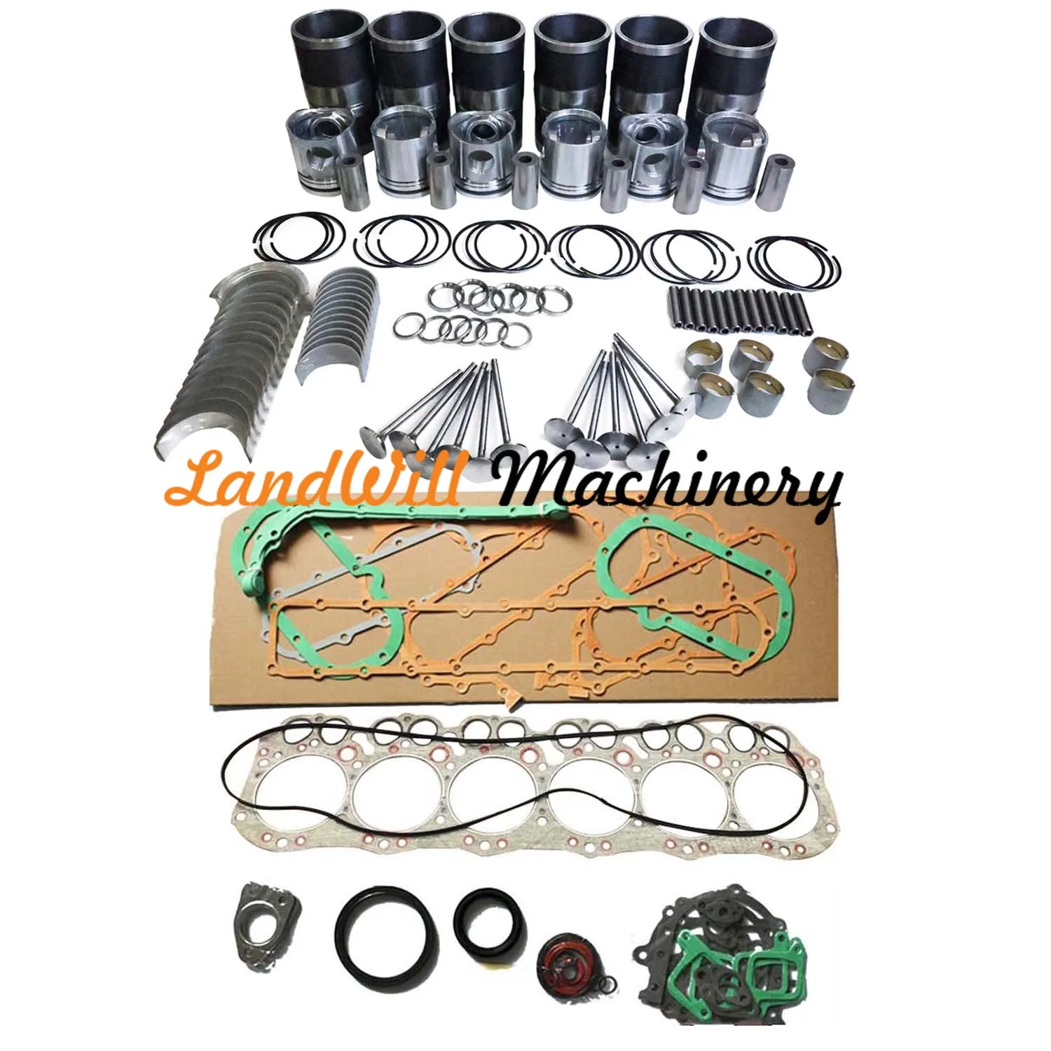 H06C HO6C Engine Overhaul Rebuild Kit Fits For Hitachi Excavator EX220-2 EX220-3