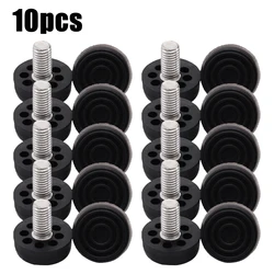 10Pcs Furniture Legs Anti-slip Foot Riser Adjustable Height Plastic Base Table Cabinet Leg Pad Feet Leveler Floor Protector