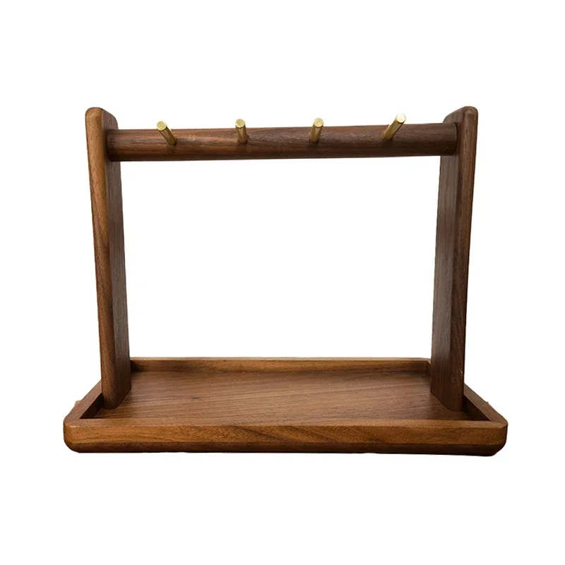 

Key, storage porch ornament, simplicity, shoe cabinet, tray desktop, shelf, black walnut, creative solid wood.