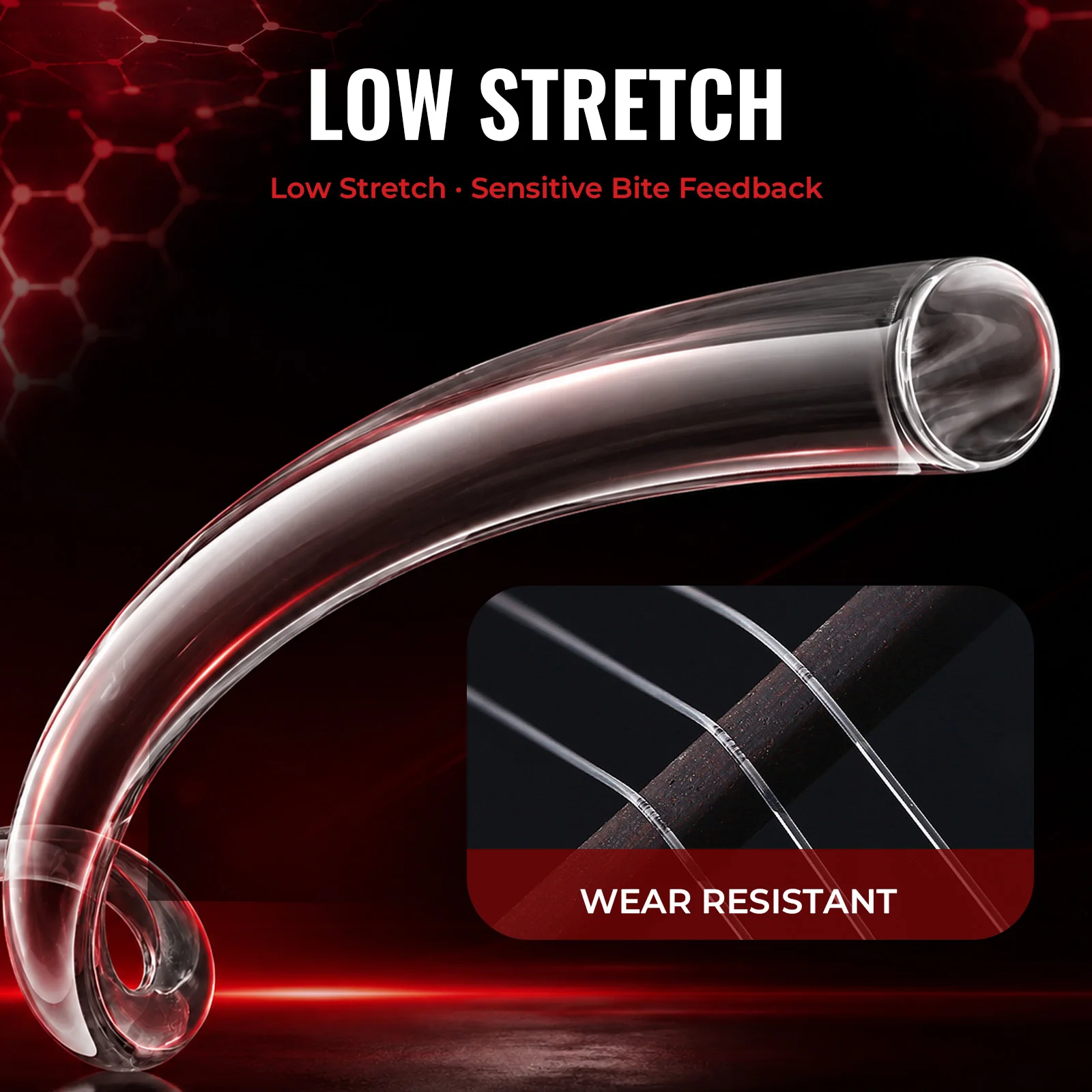 LOONGBRAID 300-500M 328YDS-547YDS Fluorocarbon-beschichtete Angelschnur Schneller Sinkende Vorfachschnur 0.8 # -7.0 # für das Meeresangeln mit Ködern – Detail 4