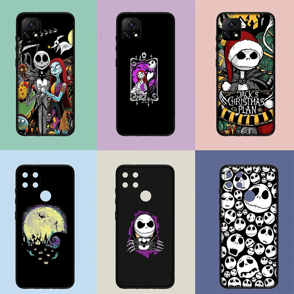 Jack Skellington The Nightmare Before Christmas for Xiaomi Redmi Note 13 8 7 12 Pro A3 13C 12C 8A 7A 8T A3X 4G 5G Case