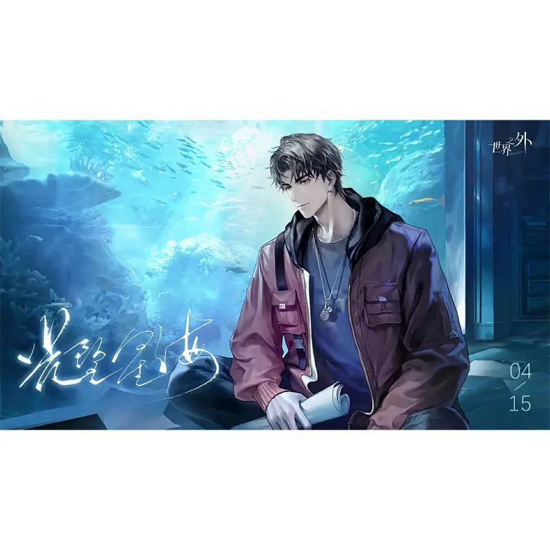 "خارج العالم" قلادة قلادة أنيمي المحيطة اثنين يوان الأصلي اليدوية كوس سلسلة الترقوة #4