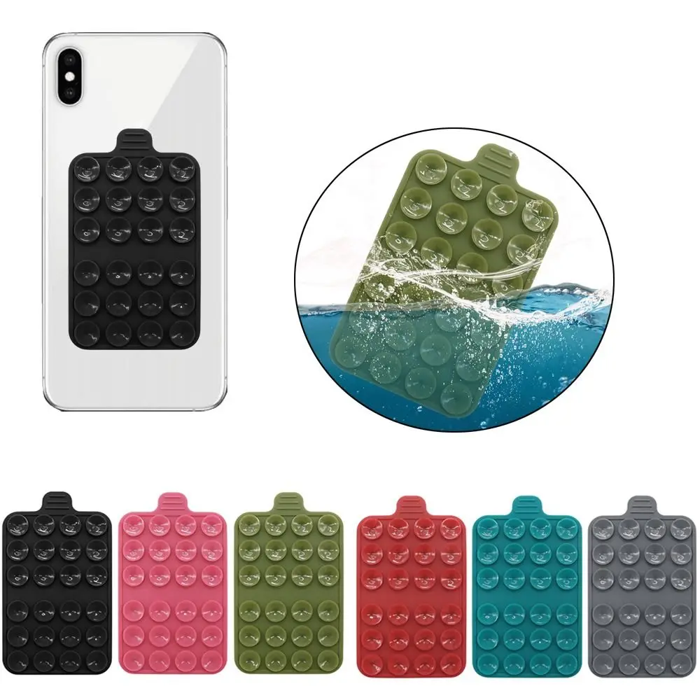 Universal Suction Cup Bracket Silicone Suction Pad Multifunction Double Side Silicone Rubber Sucker Pad Mobile Phone Fixed Pad