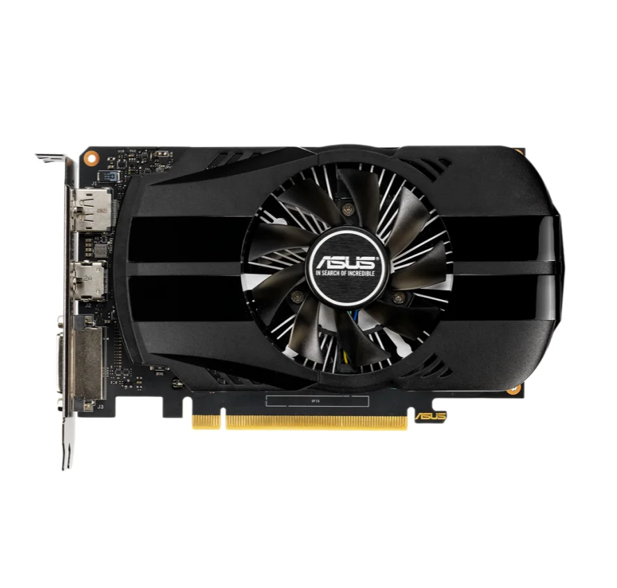 ASUS NVIDIA GTX 1650 GPU PH GTX 1650 4G 4GB GDDR5 128bit gaming graphics card PCI-E 3.0 HDMI DVI DP for Desktop PC Computer view 3
