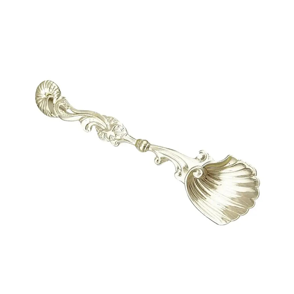 Elegant Conch Pattern Tea Spoon Zinc Alloy Kitchen Flatware for Gift Family Friends Home Kitchen Tableware