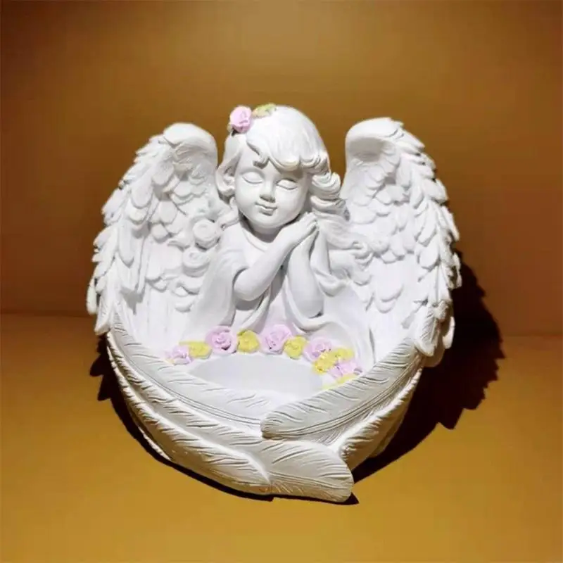 U75c Angel Girl en forme bougies bougies Moule silicone pour le banc bougeur fabrication bricolage