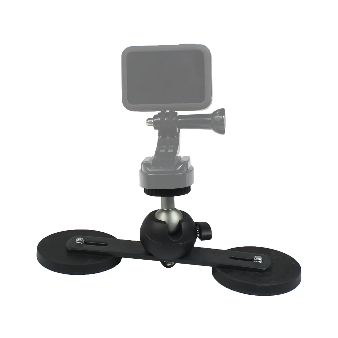 Magnetischer Magnet Auto-Saugnapf-Basis, Durchmesser 66 mm/43 mm, 1/4 Zoll Stativ-Adapter, Kugelkopf für GoPro-Kamera, Osmo Pocket Gimbal, Mobiltelefon – Detail 27