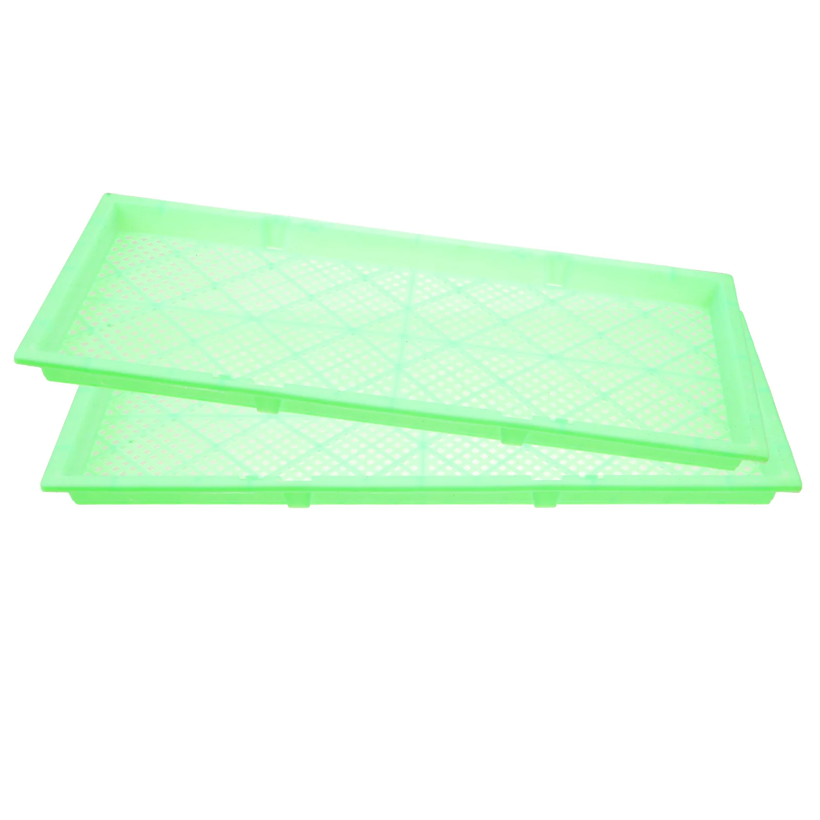 

2Pcs Multi-Hole Plant Germination Trays for Indoor Outdoor Use Sprouting Starter Tray for Seedlings Sprouting Trays