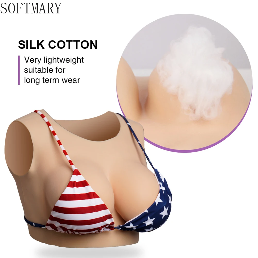 

SOFTMARY Sissy's Realistic Silicone Breast Form Is Suitable for Transgender People To Cross Dress and Sexy Cosplay Fake Boobs