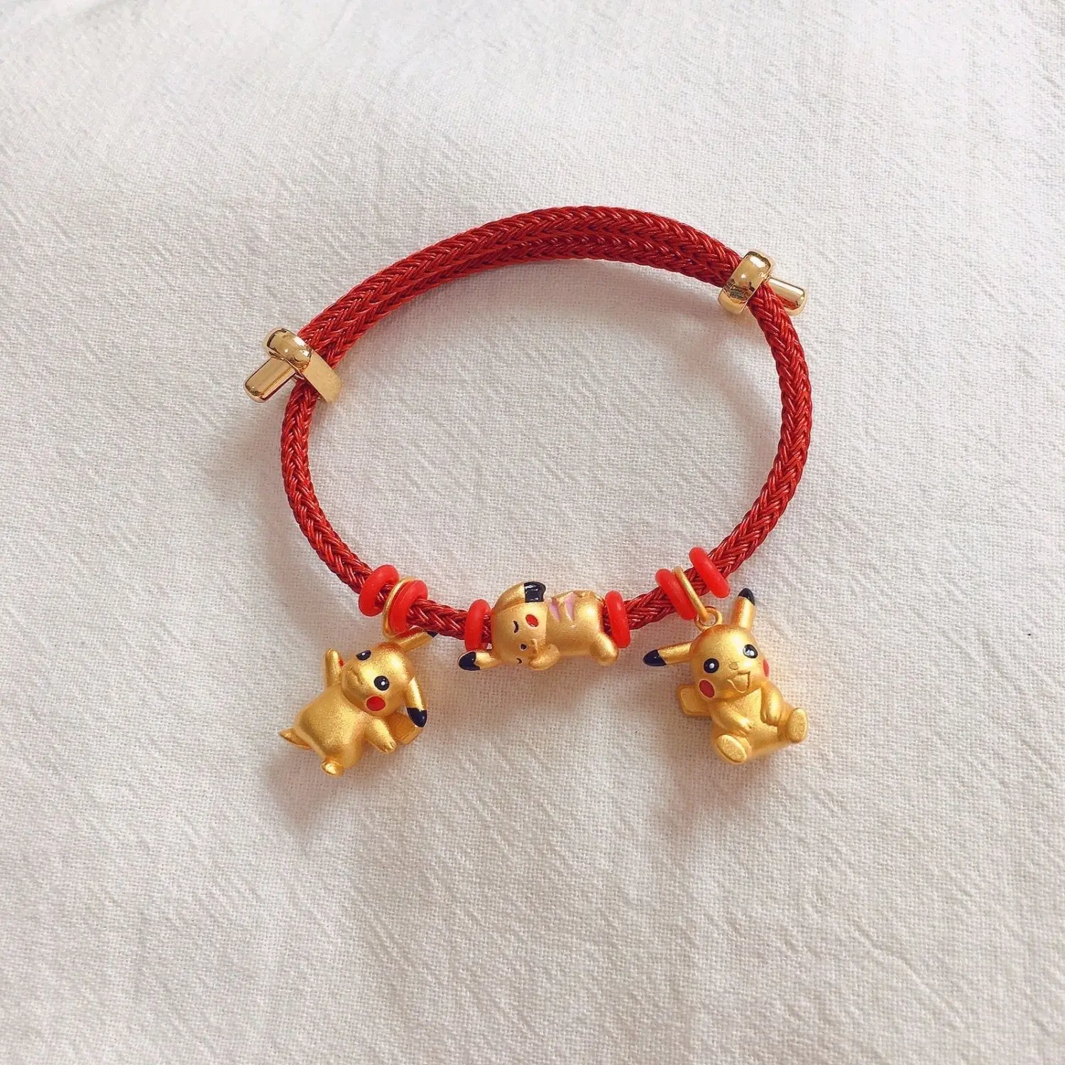 Pokemon internet celebrity's popular Pikachu bracelet, cartoon good-looking, cute, sweet bestie children's bracelet