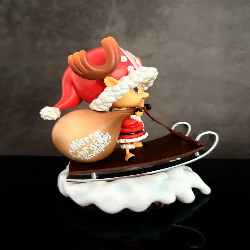 Genuine Christmas Tony Chopper Figures Anime Figure Ornament Decoration GK Statue Model Doll Toy Xmas Gifts For Kids