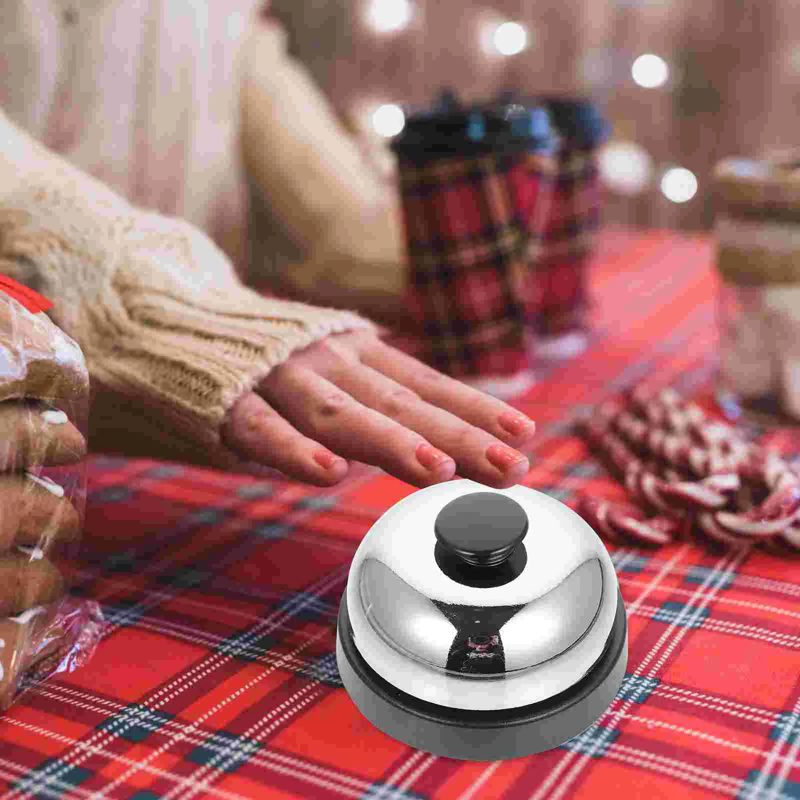 Pet Ring Chime Game Bell Bar Service Hand Press Pressure Table Calling Counter Desk