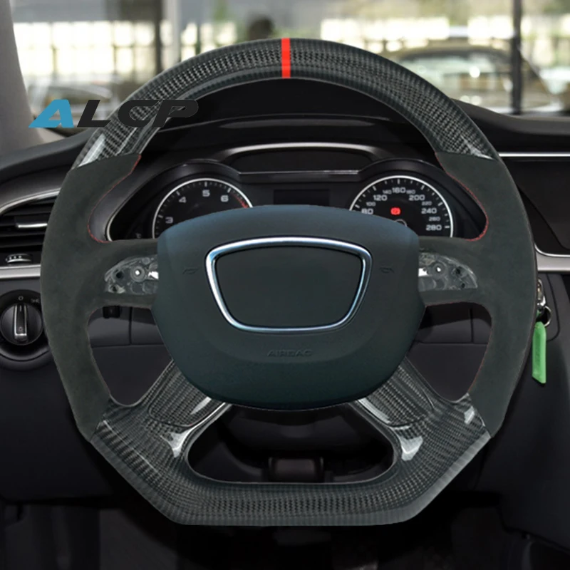 

Carbon Fiber Steering Wheel For A4 A4L A6 C7 A6L 2012 2013 2014 2015 2016 Customized Car Acesssories