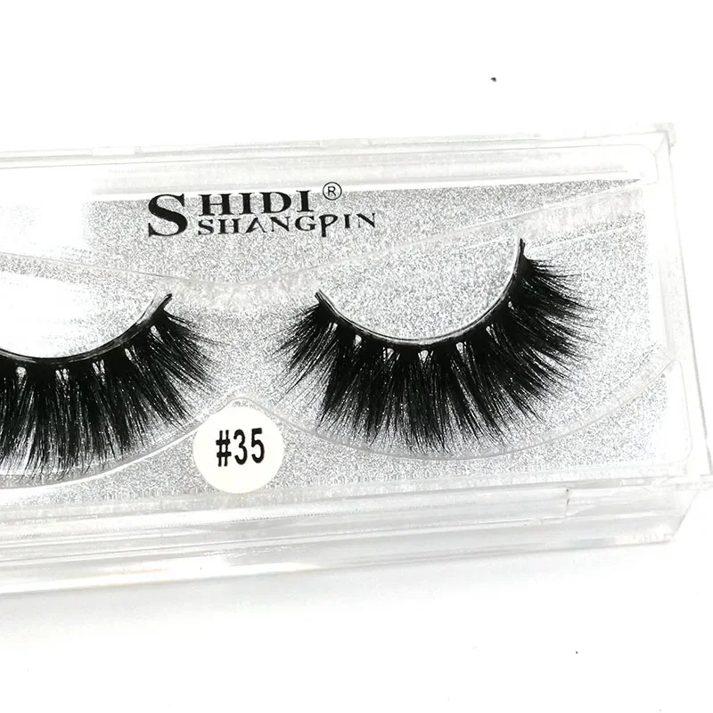 1 Paar 3D-Nerzwimpern, tierversuchsfrei, natürliche falsche Wimpern, Wimpern, flauschig, weich, gefälschte Wimpern, Verlängerung, Make-up-Tool